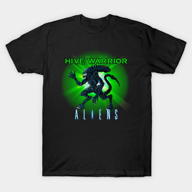 Hive Warrior Alien T-Shirt by Ale_jediknigth